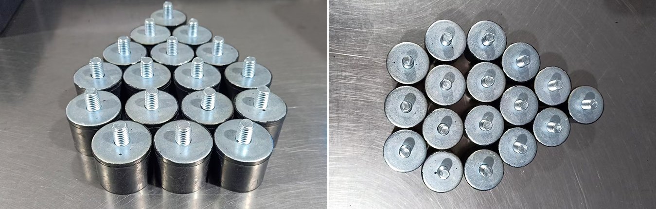 rubber damping pad