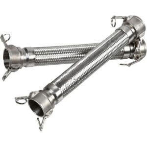 lever handle quick connector type metal hose