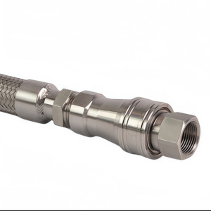 plug and pull type quick connector metal hose